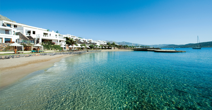 пляж в Elounda Peninsula пляж в Elounda Peninsula