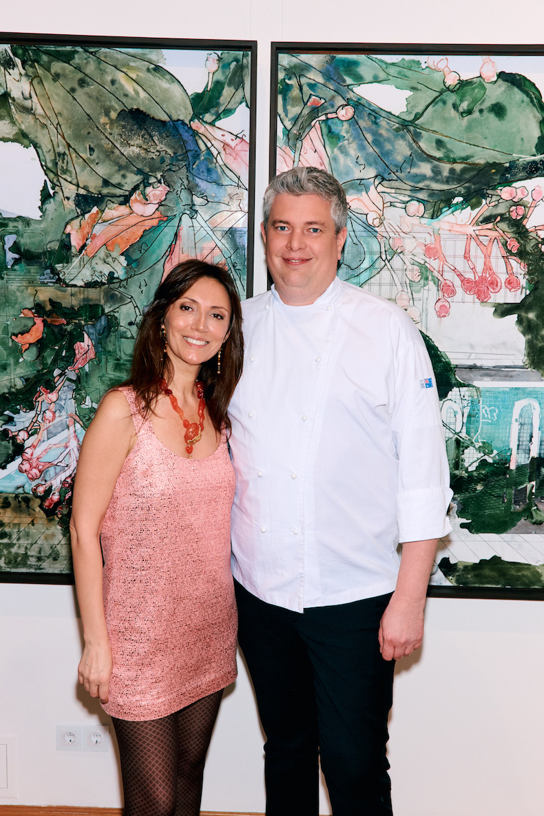 Карина Ошроева и шеф-повар Marble Джонатан Кертис Карина Ошроева и шеф-повар Marble Джонатан Кертис